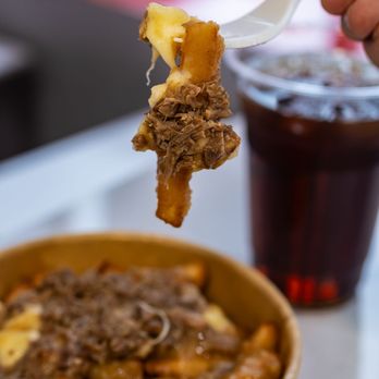 Bingz Crispy Burger - Signature Poutine with Beef ($9.99) - Fast Food Near Me - Toronto, Ontario Bingz Crispy Burger - Signature Poutine with Beef ($9.99) - Fast Food Near Me - Toronto, Ontario