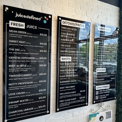 JuiceDefined - Menu