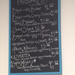 Frosted - Bagel menu