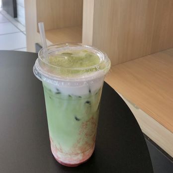 Coffeehaus - Strawberry Fields matcha latte - Coffee & Tea Near Me - Troy, Michigan