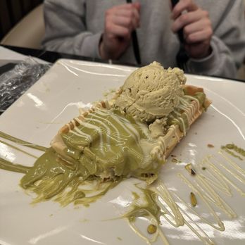 Melt N Dip - Pistachio Waffle (23) - Coffee & Tea Near Me - Fishers, Indiana