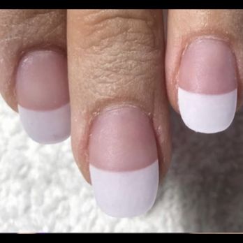 Venice Nails - My nails done somewhere else, not by Tan. The next picture is my nails done by Tan. - Nail Salons Near Me - Dallas, Texas