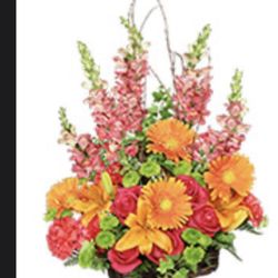 Flower Basket of Gonzales - Flowers ordered from their website with specific flowers names in description