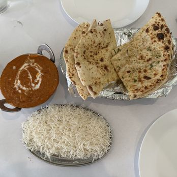 Tandoori Flame - Butter Chickenn and Butter Naan and Garlic Naan and rice - Indian Near Me - Garland, Texas Tandoori Flame - Butter Chickenn and Butter Naan and Garlic Naan and rice - Indian Near Me - Garland, Texas