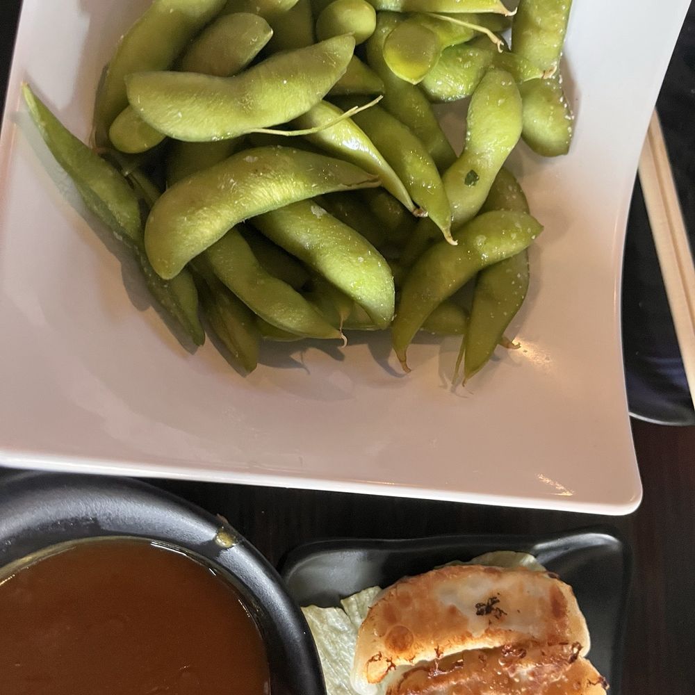 Kumamon Ramen  - Edamame and gyoza - Ramen Near Me - Exton, Pennsylvania