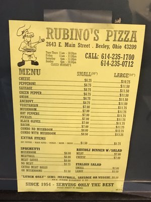 Rubinos Pizza by null