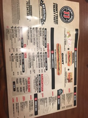 Menu photo 3 Jimmy John's Chesapeake, VA