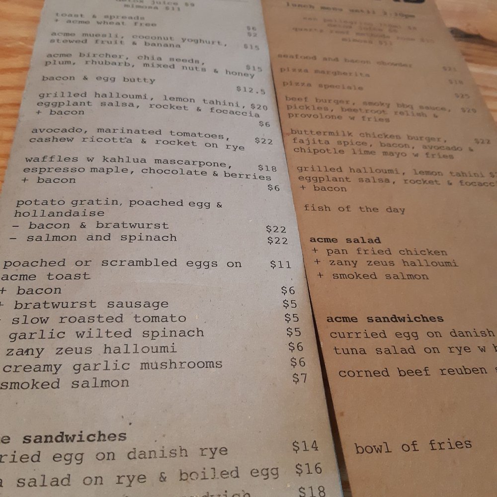 PREFAB Eatery & Events - food menu - Breakfast & Brunch Near Me - Wellington, WGN PREFAB Eatery & Events - food menu - Breakfast & Brunch Near Me - Wellington, WGN