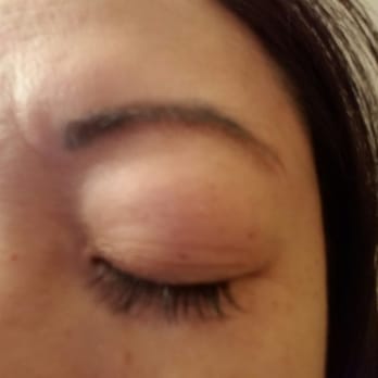 LASHES On 5th - The white spot you see in the middle of my eye is dried glue! Very sloppy job. - Waxing Near Me - New York, New York LASHES On 5th - The white spot you see in the middle of my eye is dried glue! Very sloppy job. - Waxing Near Me - New York, New York