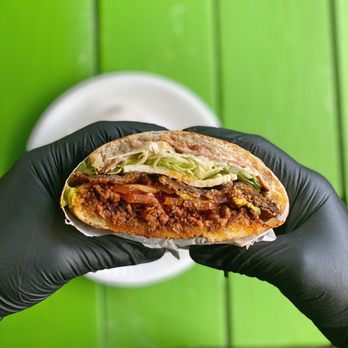 Tortas Chilangas El Rafles - Torta Michoacána (con chorizo) - Mexican Near Me - Modesto, California Tortas Chilangas El Rafles - Torta Michoacána (con chorizo) - Mexican Near Me - Modesto, California