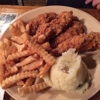 Lambert's Cafe - Chicken strips, fries, mashed potatoes - Seafood Near Me - Foley, Alabama
