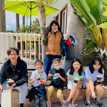 Aloha Ice - Little hang out spot next to the truck - Shaved Ice Near Me - Carlsbad, California
