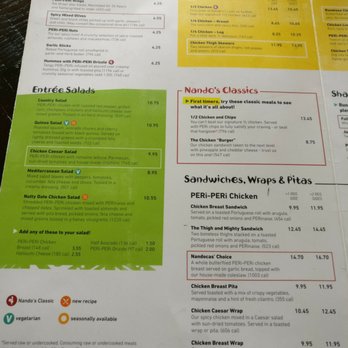 Nando's Peri-Peri - Menu - Portuguese Near Me - Chicago, Illinois Nando's Peri-Peri - Menu - Portuguese Near Me - Chicago, Illinois