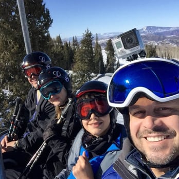 Buttermilk Ski Resort - Going up the lift with my brother and his family - Ski Resorts Near Me - Aspen, Colorado