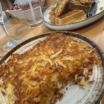 Eggcited Brunch House - Enormous side of hash browns- perfectly crispy! - Breakfast & Brunch Near Me - McKinney, Texas Eggcited Brunch House - Enormous side of hash browns- perfectly crispy! - Breakfast & Brunch Near Me - McKinney, Texas