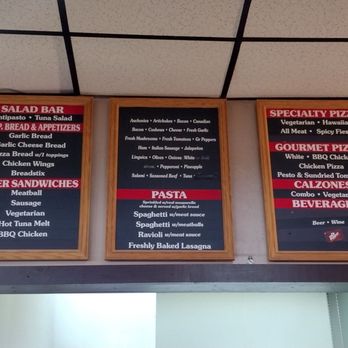 Pizza Factory - Menu board - Pizza Near Me - Alene, Idaho