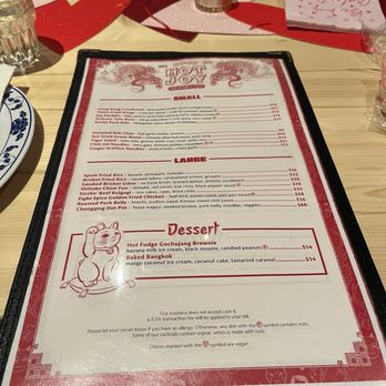 Hot Joy - Menu - Asian Fusion Near Me - San Antonio, Texas