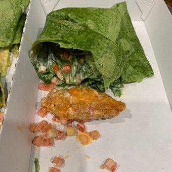 Slim Chickens - Buffalo chicken wrap This had one tiny nugget in the entire wrap. Com one... you all can't even TRY making food? - Wraps Near Me - Colorado Springs, Colorado Slim Chickens - Buffalo chicken wrap This had one tiny nugget in the entire wrap. Com one... you all can't even TRY making food? - Wraps Near Me - Colorado Springs, Colorado
