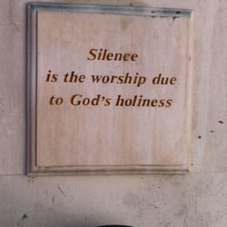 St. Teresa's Clarendon Street Carmelite Church - St. Teresa's Clarendon Street Church - Silence