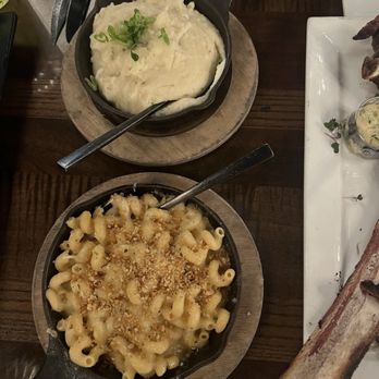 SOB Steakhouse - Family style Mac&cheese and garlic mash potatoes - Steakhouses Near Me - Liberty Township, Ohio SOB Steakhouse - Family style Mac&cheese and garlic mash potatoes - Steakhouses Near Me - Liberty Township, Ohio