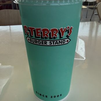 P. Terry's Burger Stand - Cup - Fast Food Near Me - Austin, Texas P. Terry's Burger Stand - Cup - Fast Food Near Me - Austin, Texas