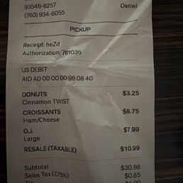 Receipt Receipt