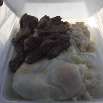 Anns Kitchen Express Airport - Steak & Eggs Rice with a side of Mac Salad! $8.00 - Food Trucks Near Me Anns Kitchen Express Airport - Steak & Eggs Rice with a side of Mac Salad! $8.00 - Food Trucks Near Me