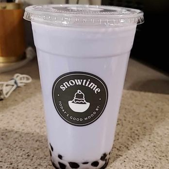 Snowtime - Ube milk tea with boba - Desserts Near Me - Campbell, California Snowtime - Ube milk tea with boba - Desserts Near Me - Campbell, California