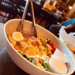 Brown Derby Wood Fired Steakhouse - Dinner salad with homemade ranch