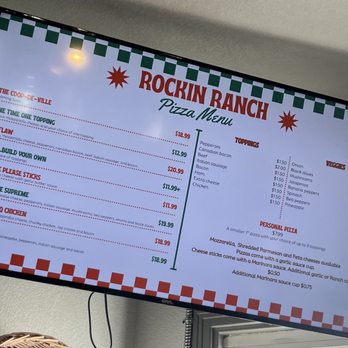 Rockin Ranch Trading Post - Pizza menu - Livestock Feed & Supply Near Me - Gordon, Texas Rockin Ranch Trading Post - Pizza menu - Livestock Feed & Supply Near Me - Gordon, Texas