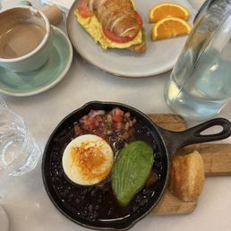 Brazilian Breakfast & Egg Sandwich in a Croissant Brazilian Breakfast & Egg Sandwich in a Croissant