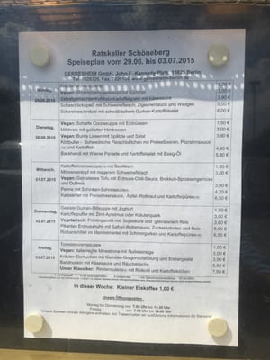 Menu photo 3 Ratskeller Berlin, BE