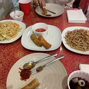 Panda House Restaurant - Egg roll, chow mein and shrimp fried rice. - Chinese Near Me - Garden Grove, California Panda House Restaurant - Egg roll, chow mein and shrimp fried rice. - Chinese Near Me - Garden Grove, California