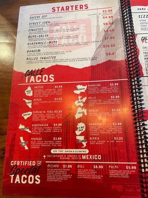 Menu photo 5 Calle Taco Nashville, TN