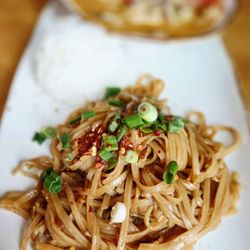 Nibbana Thai Restaurant - Lunch combo with phad thai & panang curry