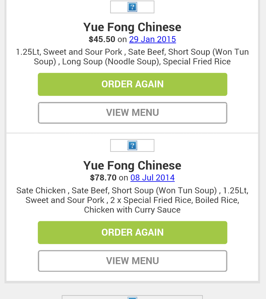 YUE FONG CHINESE TAKE AWAY Updated August 2024 398 Victoria Rd
