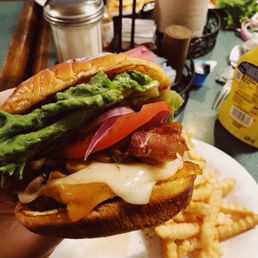 Burger "The Works" Burger "The Works"