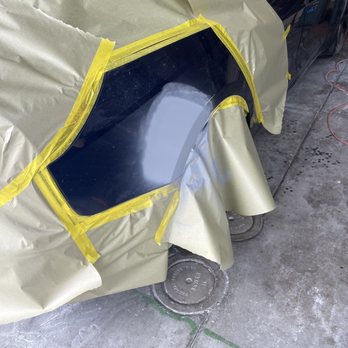 EMG Mobile Bumper Repair - Rear bumper primer - Mobile Dent Repair Near Me - San Diego, California