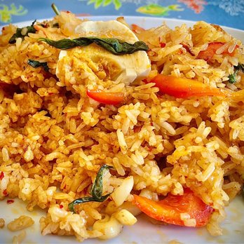 Ontar Thai Restaurant - Seafood fried rice. - Thai Near Me - Ontario, California Ontar Thai Restaurant - Seafood fried rice. - Thai Near Me - Ontario, California