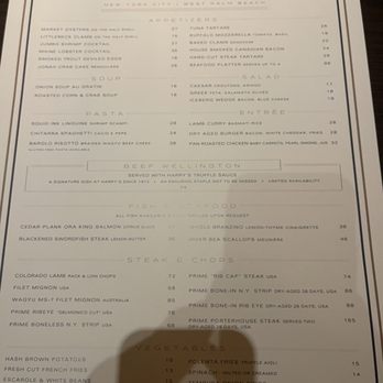 Harry's - Menu - Seafood Near Me - West Palm Beach, Florida Harry's - Menu - Seafood Near Me - West Palm Beach, Florida