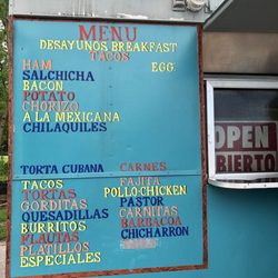 Sevilla's Taqueria - Menu