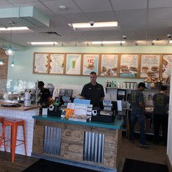 Tropical Smoothie Cafe - Andrew at the order counter.