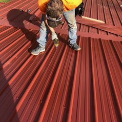 Quality Home Repair - Metal Roof Before and After