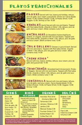 Menu photo 2 Baha Mexican Restaurant Natick, MA
