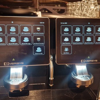Chase Sapphire Lounge - Two espresso machines - one equipped with Dairy-free options!! - Airport Lounges Near Me - East Elmhurst, New York