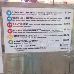 Louisville Tube Station - Menu