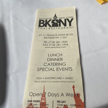 BKNY Thai Restaurant - Thai Near Me - Bayside, New York