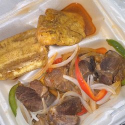 Chez Nous American Haitian Restaurant - Goat stew
