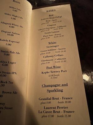 Menu photo 4 The Walnut Room Providence, RI