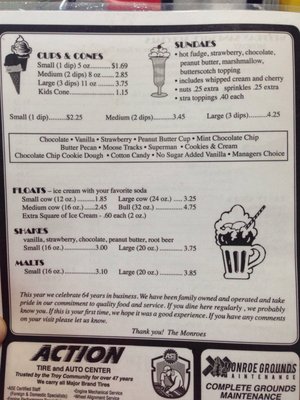 Menu photo 6 B-K Root Beer Troy, OH